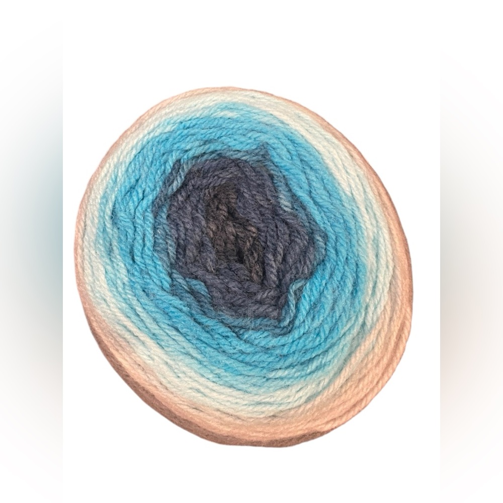 Lion Brand Mandala Ombre Cake 100% Acrylic Yarn Spirit 212 New 5.3 oz Colorful
